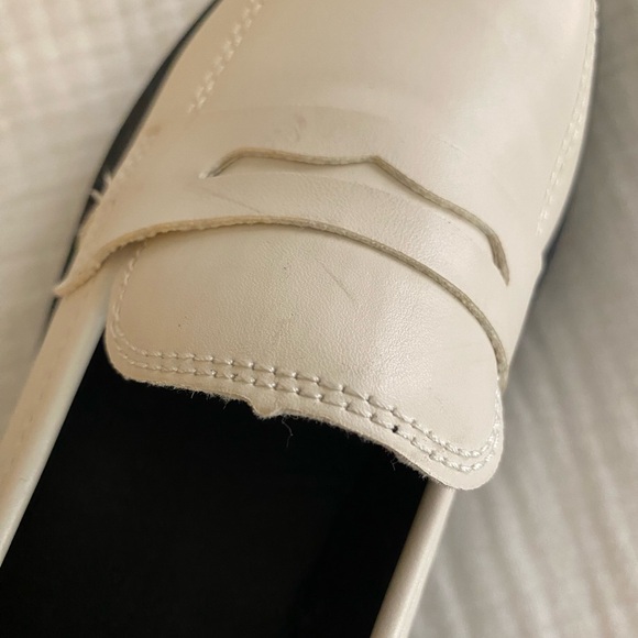 Lulu's White Platform Loafers - Picture 5 of 7